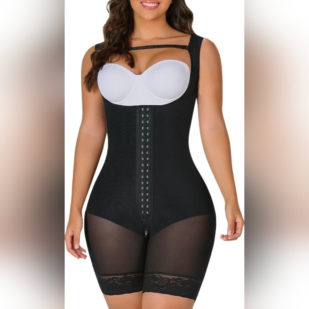 YIANNA Fajas Colombianas Post-Surgery Shapewear - 3XL Black